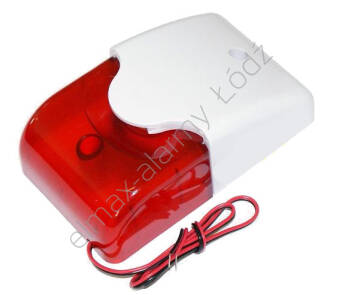 sygnalizator AS 7015 akustyczno-optyczny wewnętrzny czerwono-biały