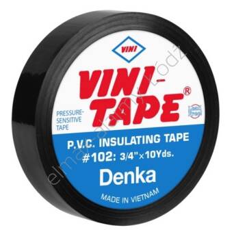 taśma izolacyjna PCV Vini-Tape  #102 0,15mmx19mmx10Yds  czarna